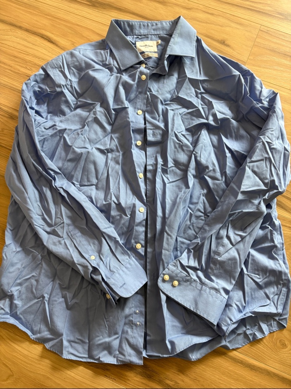 Goodfellow & Co Light Blue Long-Sleeve Dress Shirt